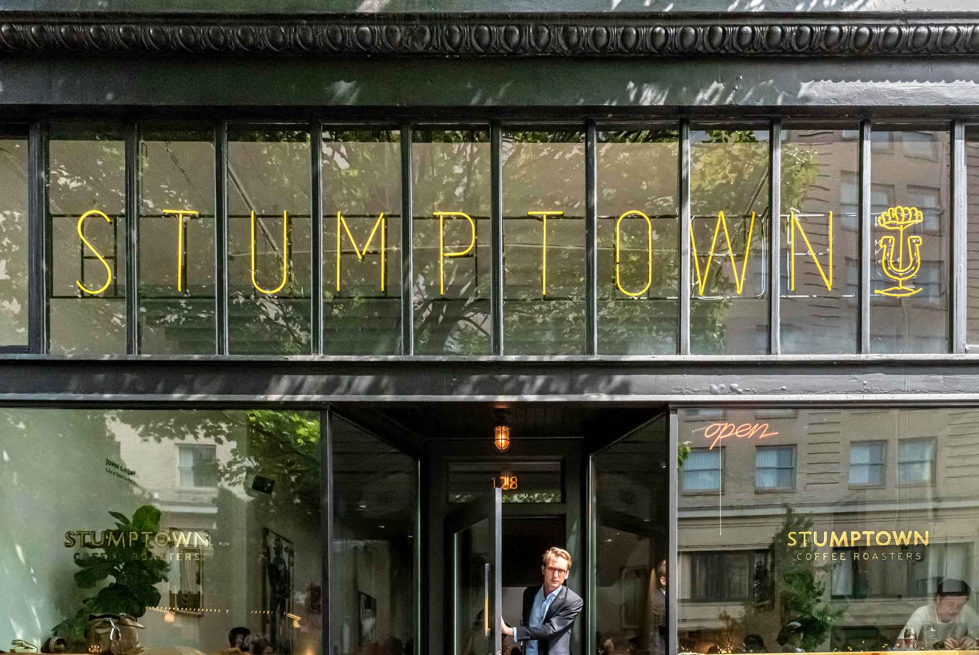 Stumptown Coffee in Downtown Old Town Portland Oregon near 230 Ash Luxury Apartments